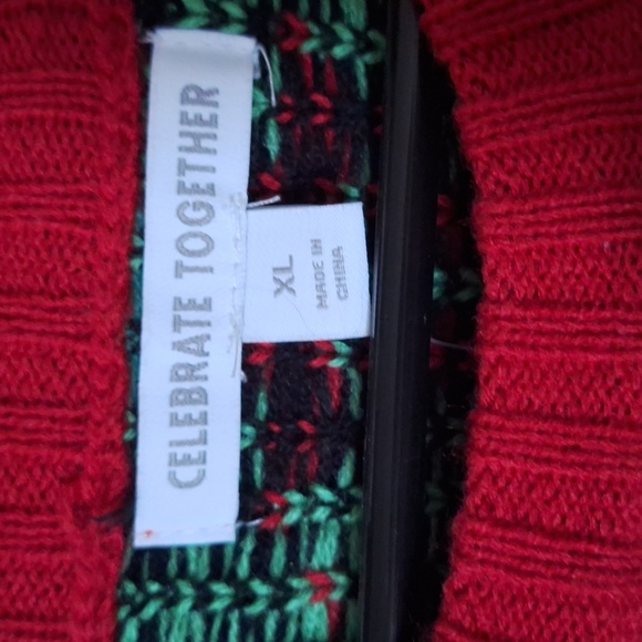 NWOT Ugly Christmas Sweater - Christmas Cow with Drink Holder XL - Picture 4 of 7